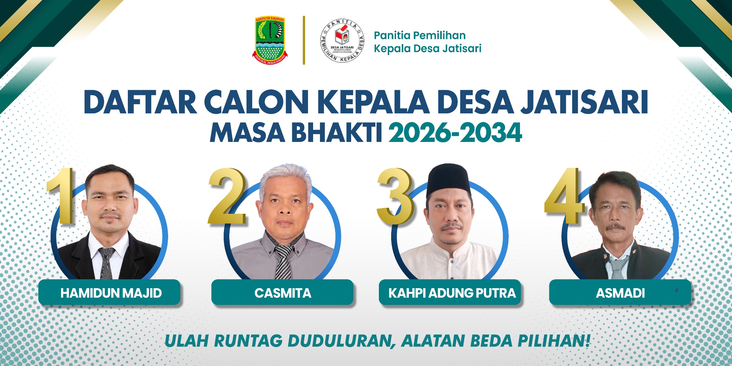CALON KEPALA DESA JATISARI